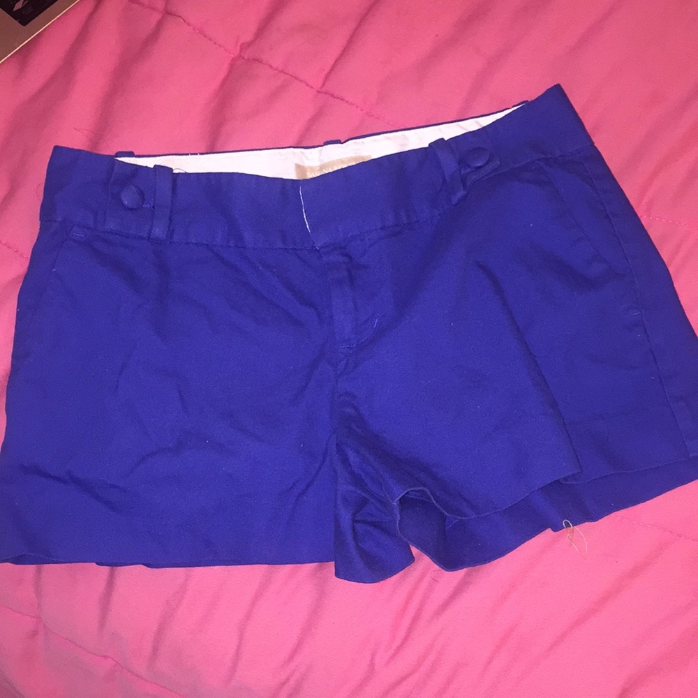 Banana Republic blue high waisted shorts